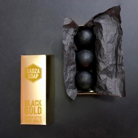 Schwarzes Gold - Seifenkugeln mit Aktivkohle