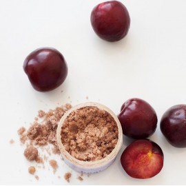 KÖRPERPEELING PFLAUMEN- UND JOJOBAÖL