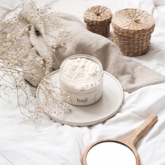 Badepulver mit Ziegenmilch