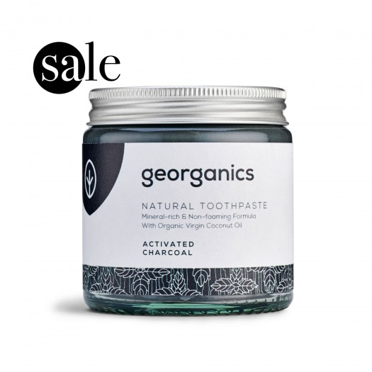 Schwarze Zahnpasta Georganics